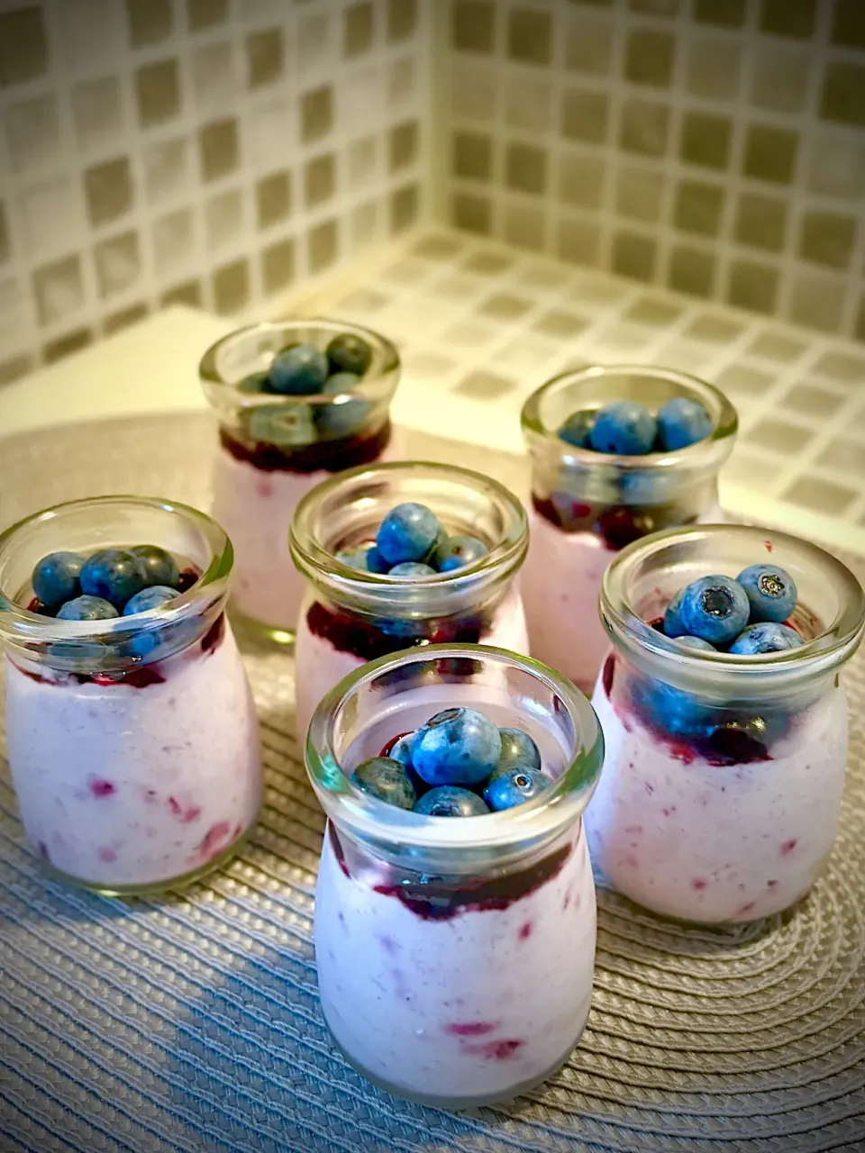 ブルーベリーのムース|白のパンダさん