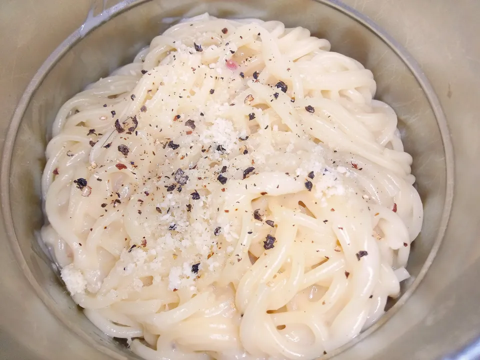 水漬けカルボナーラスパゲティ|darkbaronさん