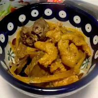 鶏皮レバーの甘露煮|jiruさん