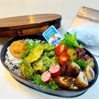 豚とピーマンのカレーマヨ炒め弁当|nnnnn’koさん