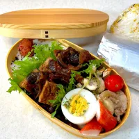 豚ロースのケチャップ煮弁当|nnnnn’koさん
