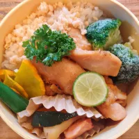 今日の息子のお弁当🍉|くま子ʕ•ᴥ•ʔお弁当さん