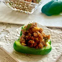 オイスターソースが決め手！ピーマンの肉乗せ|yukoさん