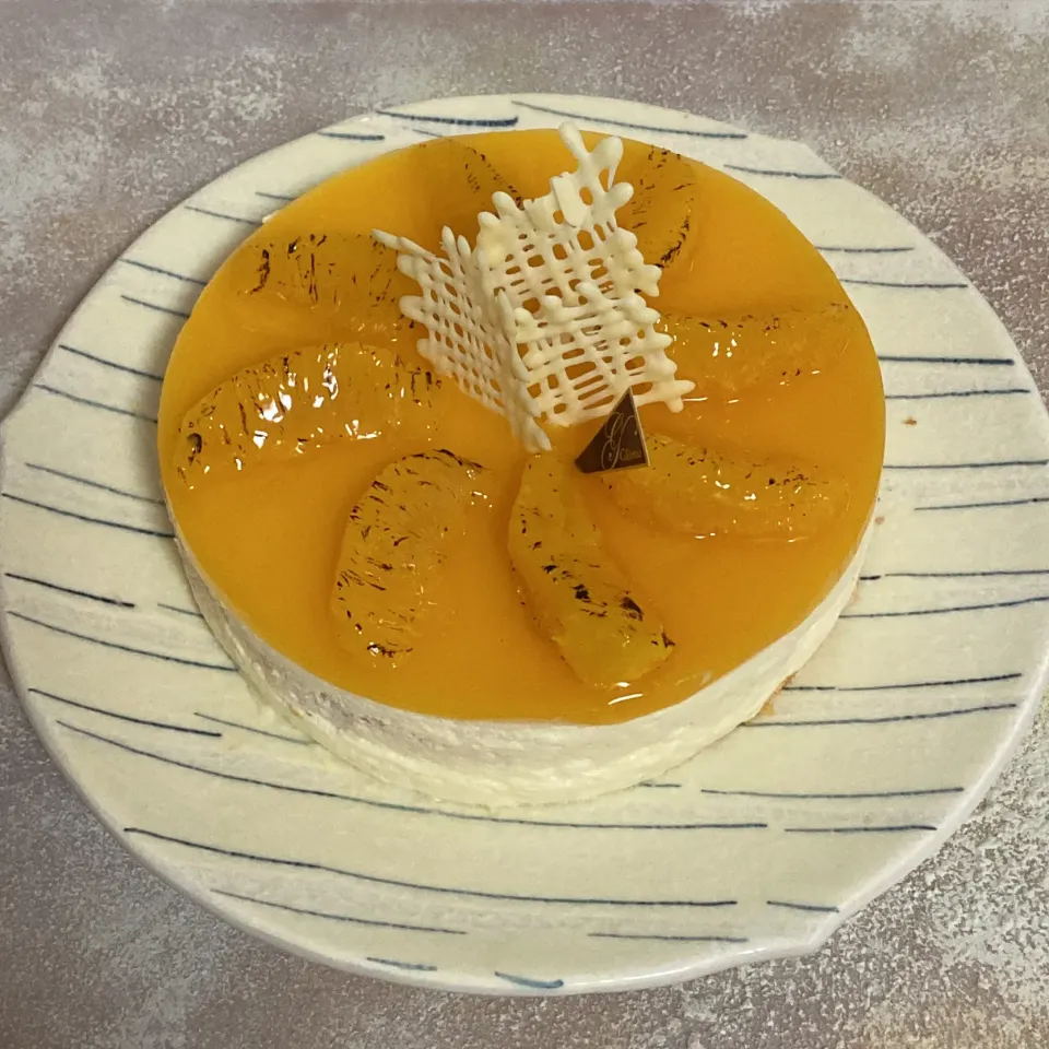 オレンジのチーズケーキ②|ゆきゆきゆっきぃさん