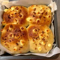 ちぎりパン チーズのせ〜♫| mugiさん