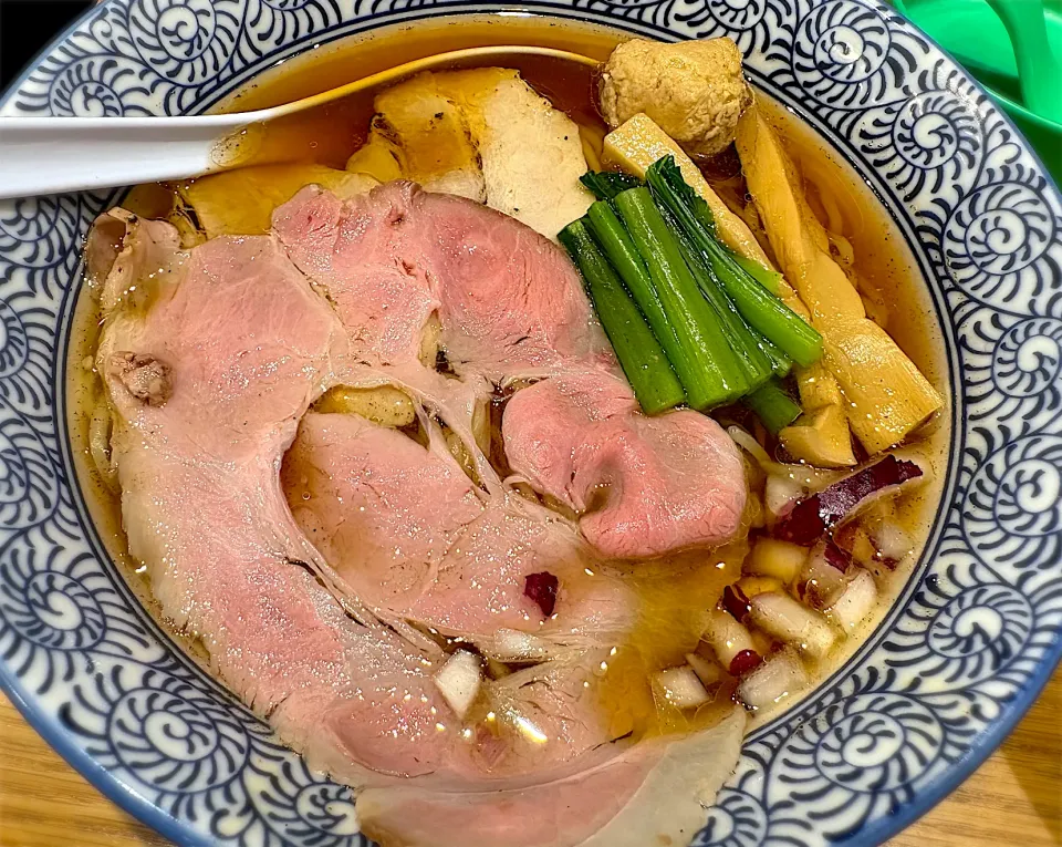 鶏節麺かびら　中華そば|ももみさん