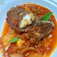 牛肉のポテトサラダ巻き　トマト煮|Megumi Hamasakiさん