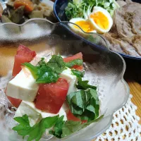 豆腐のカプレーゼ風サラダ🥗|とまと🍅さん