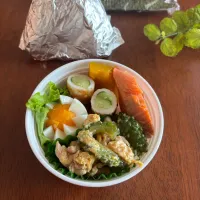 ゴーヤチャンプルの自分弁当|naho_nonaさん