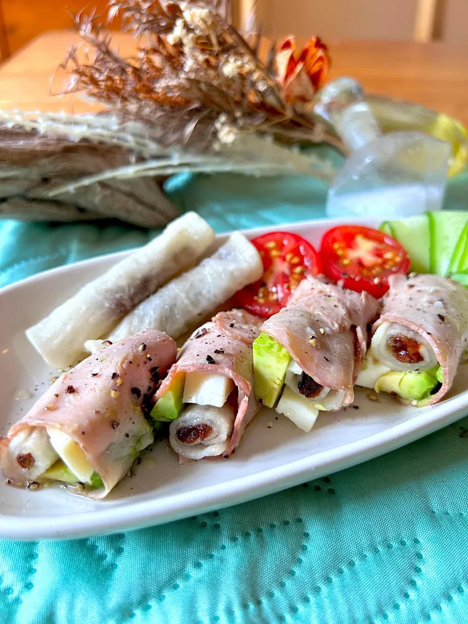 干柿なますのローストビーフ巻き|リンリンさん