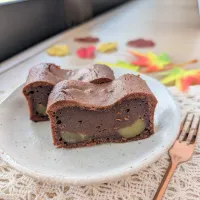 栗の甘露煮入りチョコレートテリーヌ風♡|ちょこさん