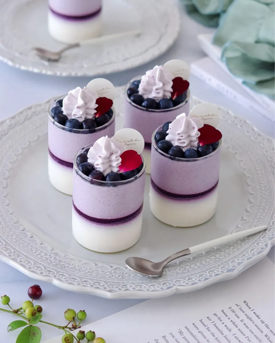ブルーベリーヨーグルトムース🫐|moeさん