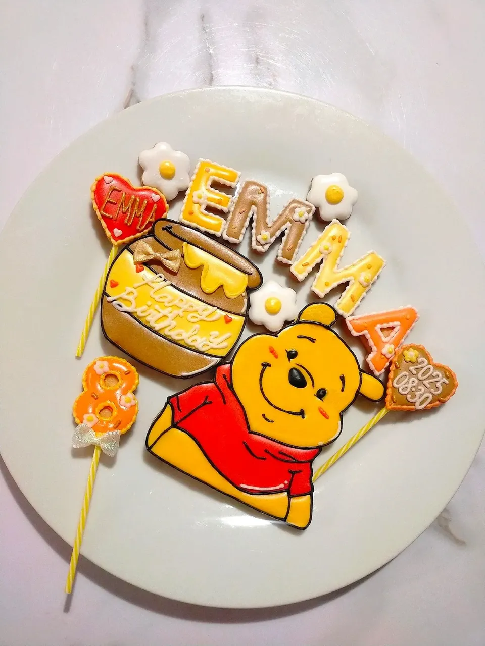 娘のお誕生日アイシングクッキー|はさん