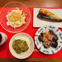 ナスの焼き浸しほか|nicoさん