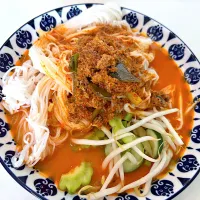 🍝ขนมจีนน้ำยากะทิ🥥|🍀Jaoh Ohlunlaa🍀さん