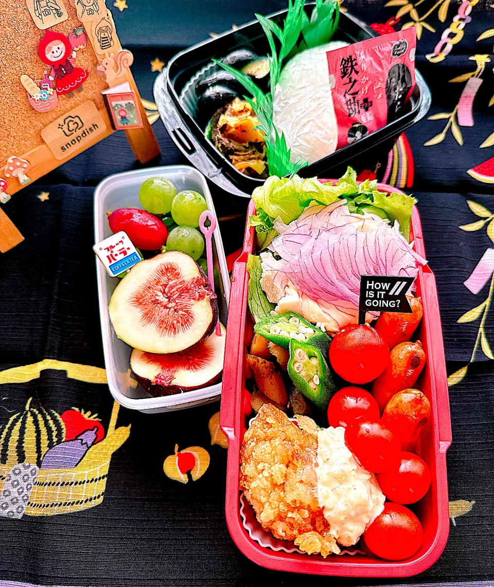 2025/08/30 鶏胸肉サラダと唐揚げ弁当|Blueberry🫐さん