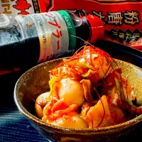🇰🇷🥚うずらのたまごのキムチ和え🥚🇰🇷