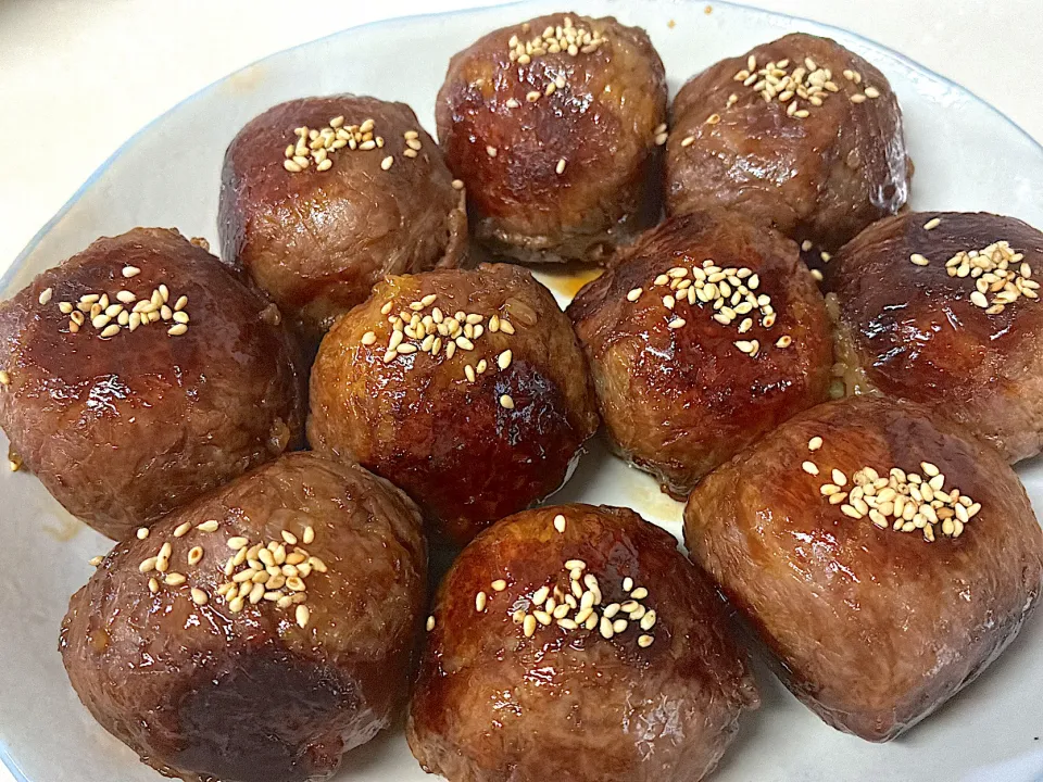 肉巻きおにぎり♡|ゆうこさん