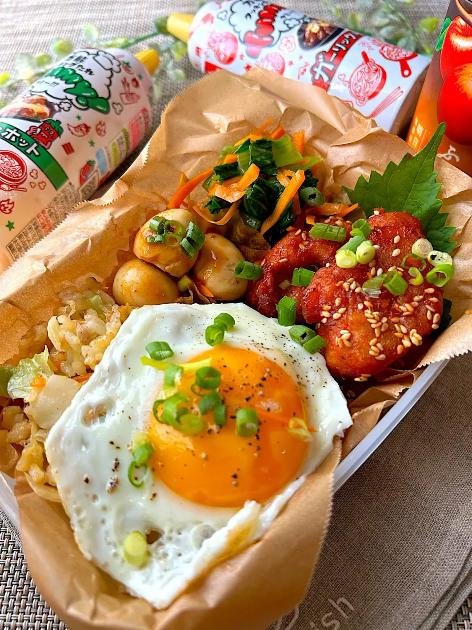 【昨日のお弁当】ヤミヤミ弁当|まなまな♡さん