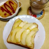 桃バタートースト| うたかた。さん