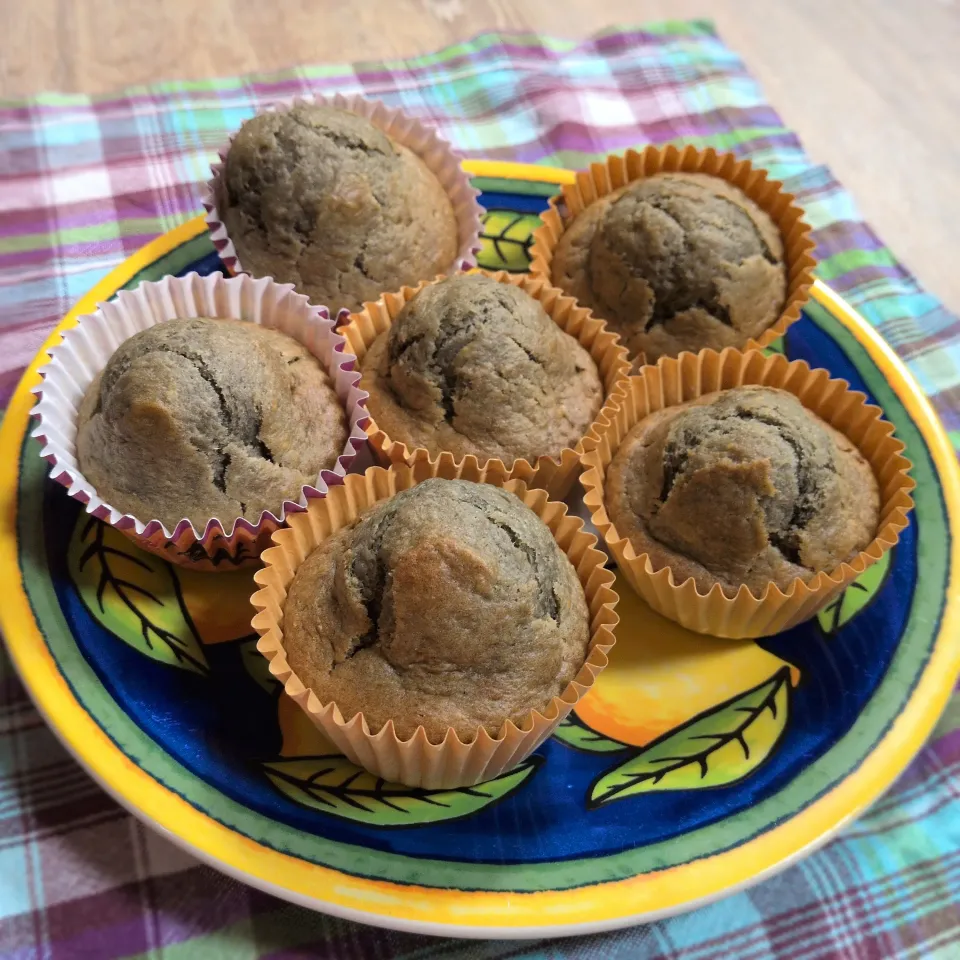 バナナと黒ごまのマフィン|ゆずうさぎさん