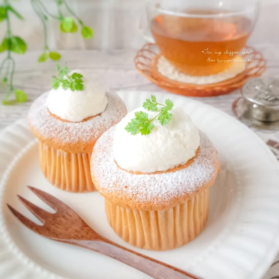紅茶のカップシフォンケーキ|ゆずぽんさん