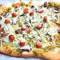 Genovese Pesto pizzaジェノベーゼピザ|Reiko Momさん