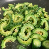 ゴーヤのクミン炒め|あーるさん