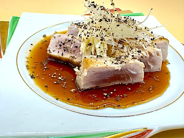 まぐろのスパイシーステーキ|マツケンさん