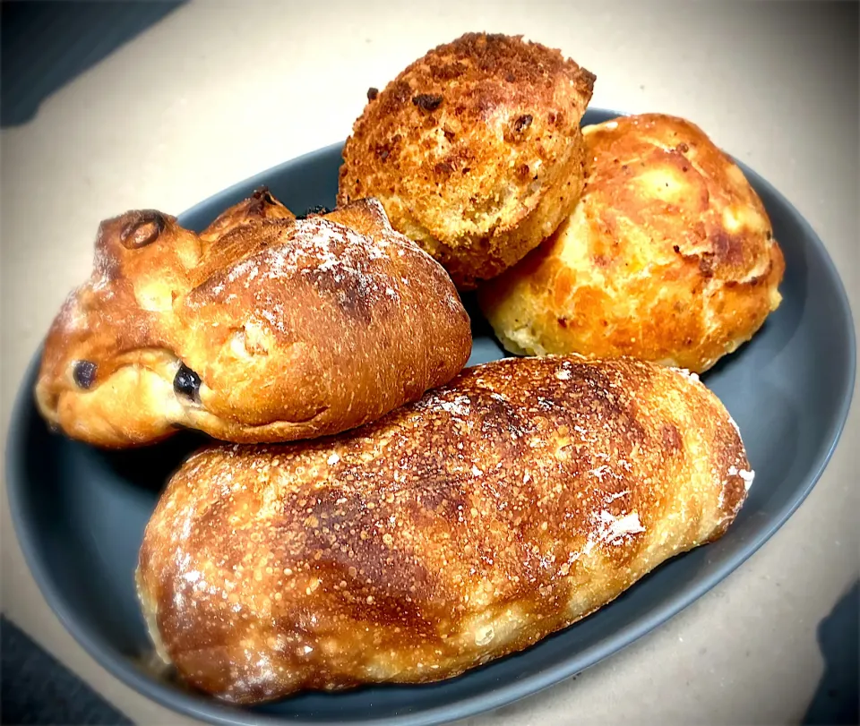 ご近所にオープンしたハード系が美味しいパン店で、高加水リュスティックなどを頂きました😋🎵👍|ギムレットさん