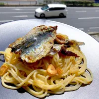 今日のスパゲティ・アーリオ・オーリオ・ペペロンチーノ