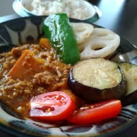 野菜たっぷりキーマカレー|とだともさん