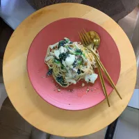 イカとゆず明太子のクリームパスタ|mi_neneco♪さん