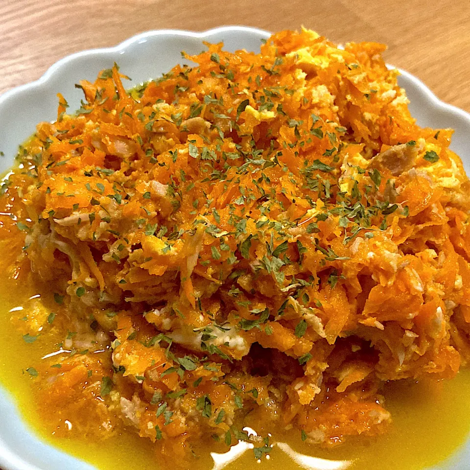 レンジで作る人参シリシリ|あきさん