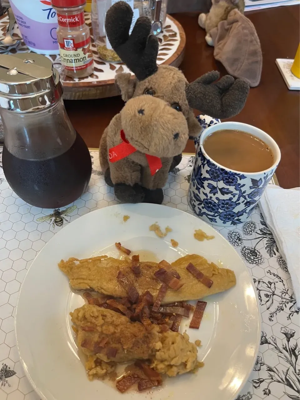 2025/8/31   ぞうきんパンケーキ　A Morning Full of Mishaps—Starting with my Half-Wrung Pancake|21 Boys & 野鳥さん