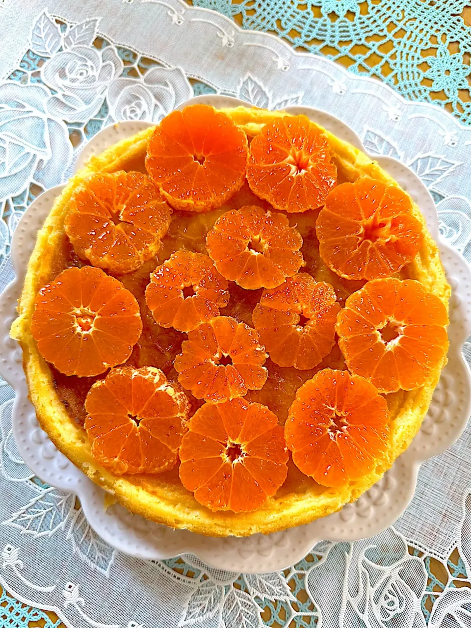 たっぷりみかんのベイクドチーズケーキ|さらっと🍀さん