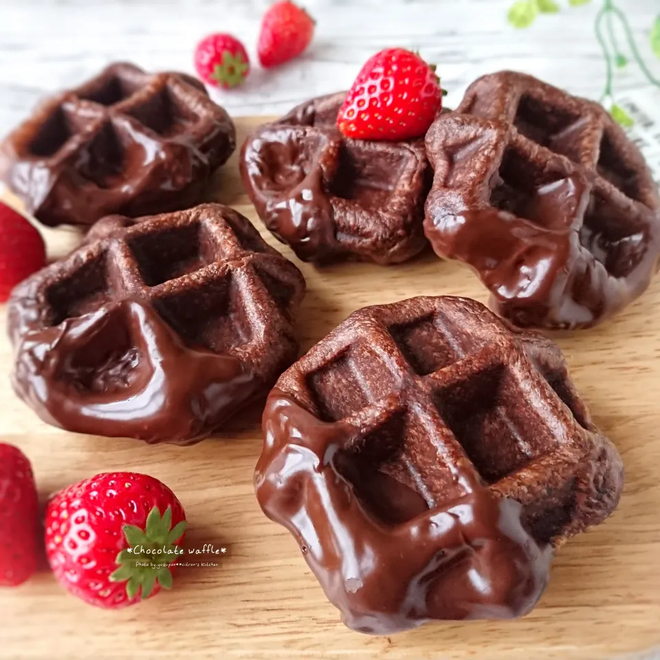 チョコレートワッフル|ゆずぽんさん