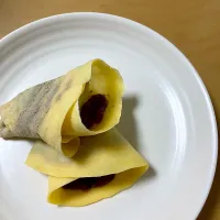 【さとうなしおやつ】米粉クレープ〜チョコバナナ風味＊*|みきのキッチン＊*さん