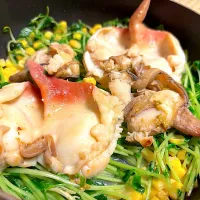 北寄貝ガリバタステーキ|ゆっちこさん