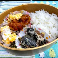 イワシ梅肉煮、唐揚、玉子焼🍱|なお🅿️さん