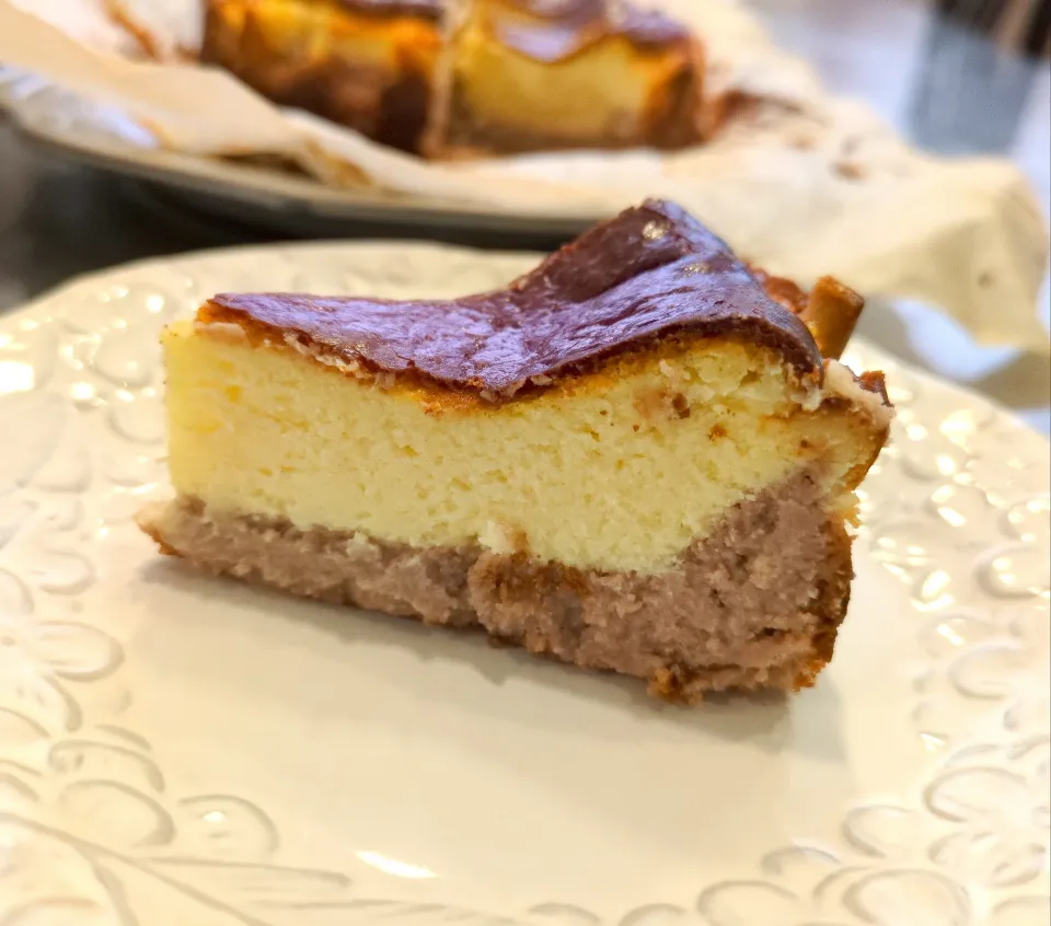 ２層のバスクチーズケーキ|まゆみさん