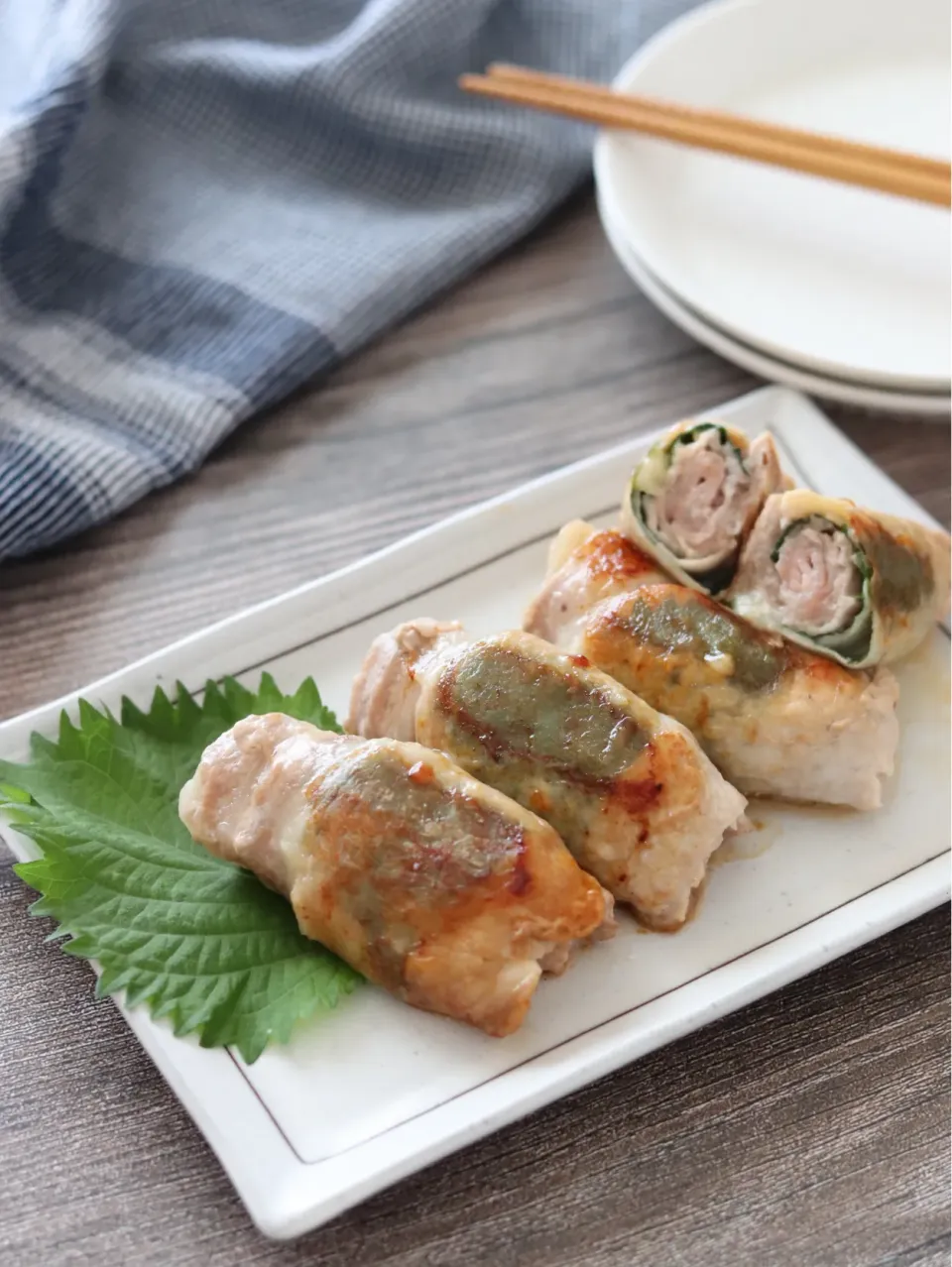 🆔509675                                                                     #豚ロースの大葉チーズミルフィーユ巻き巻き 💕|ともきーた (伊藤 智子)さん