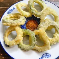 izoomさんの料理 ゴーヤーのフリットをカレー塩で