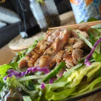 鶏刺しの和風ｶﾙﾊﾟｯﾁｮ