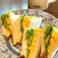 夫☆卵サンドイッチ🥪