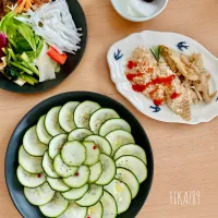 オシャレに見えるかな ズッキーニのカルパッチョ