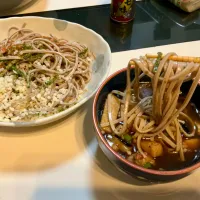 山形の板そば用の太い乾麺でつけ蕎麦|Takeshi  Nagakiさん