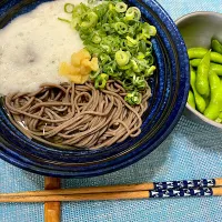 ネギとろろぶっかけ蕎麦