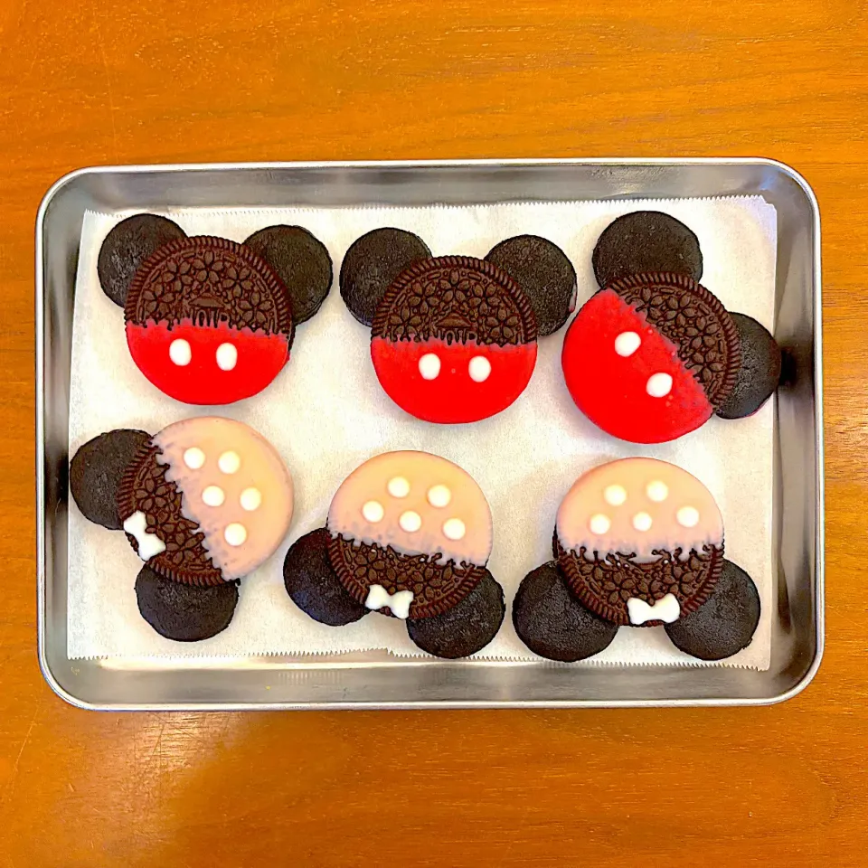 ミッキー&ミニーのクッキー|すずさん