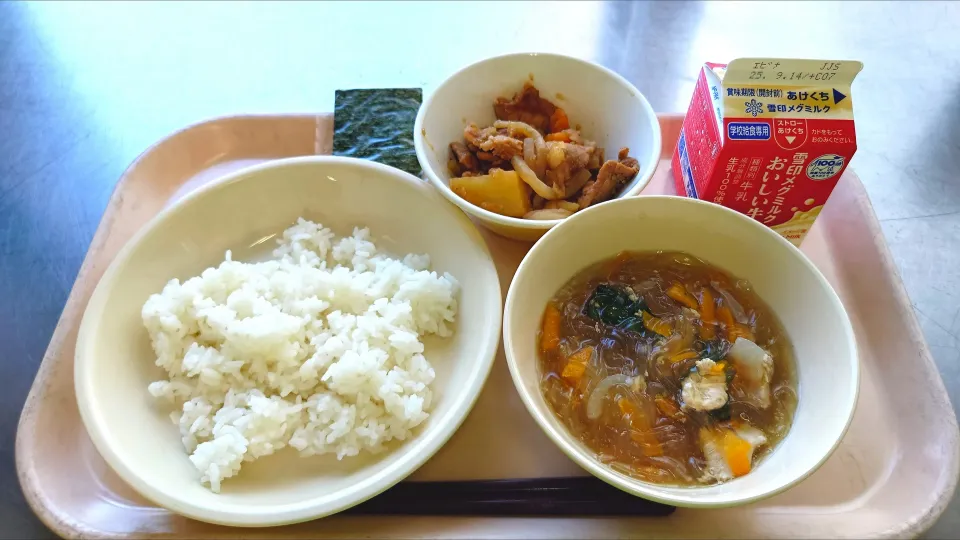 今日の給食(9/2)|えっちゃんさん